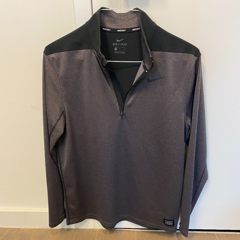mens nike golf half zip pullover